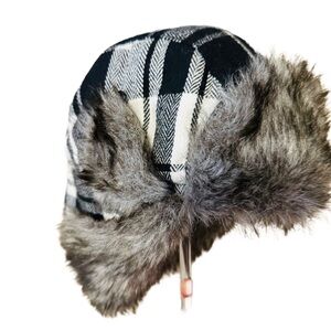 Faux Fur Trapper Hat Winter Ear Flap Aviator Cap Warm Cozy Unisex
